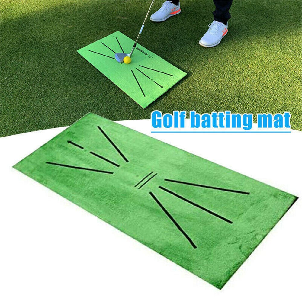 Golf Hitting Mat-12"X24" Residential Practice Grass Mat Premium Turf Golf Training Mat Mini Swing Detection Golf Mat for Home Office Outdoor Use
